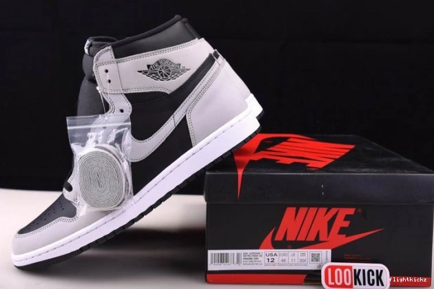 Black Grey Retro Air 1 White 555088-035 Smoke High Jordan Light 0811